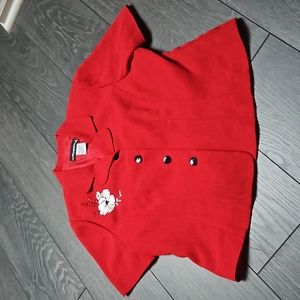 Sag harbor dress red blazer 16p